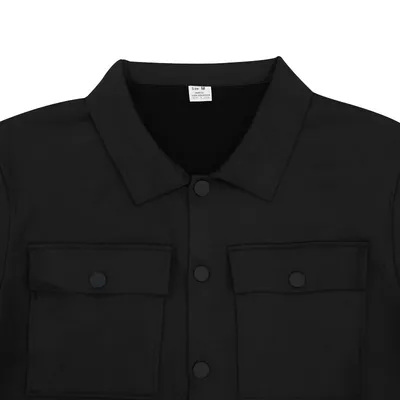 Suede Single-breasted Solid Color Slim Fit Two-piece Suit Men