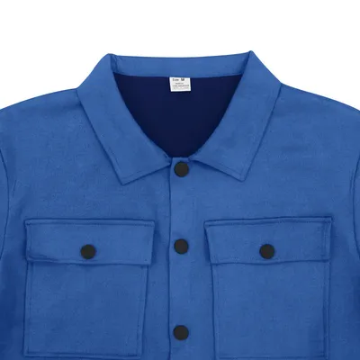 Suede Single-breasted Solid Color Slim Fit Two-piece Suit Men