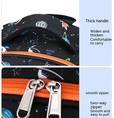 Primary School Boys Large Capacity Children's Backpack Space Schoolbag
