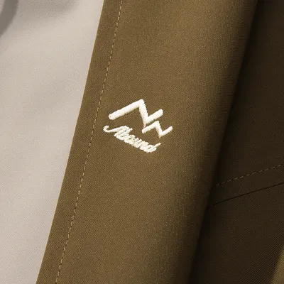 Fashion Colorblock Shell Jacket Men