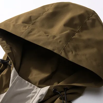 Fashion Colorblock Shell Jacket Men
