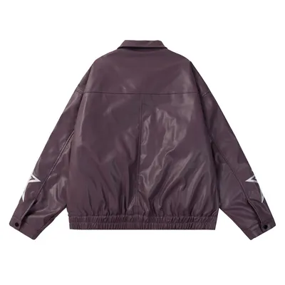 American Motorcycle Leather Jacket Men