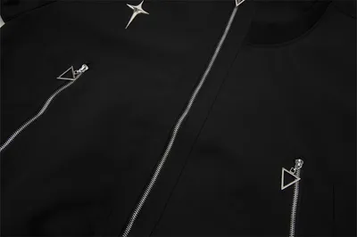 Cross Decoration Flight Jacket Men