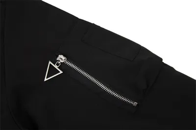Cross Decoration Flight Jacket Men