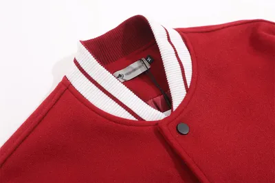 Embroidered Baseball Uniform Jacket Men
