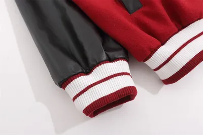 Embroidered Baseball Uniform Jacket Men