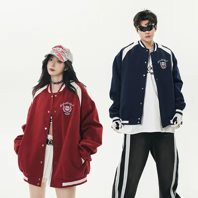 Fashion Personality Baseball Jacket Men