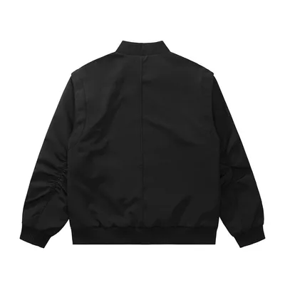 Pure Color Quilted Jacket Men