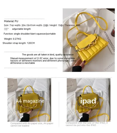 Women's Fashion Chain Crossbody Shoulder Bag