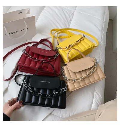 Women's Fashion Chain Crossbody Shoulder Bag