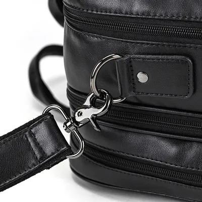 Men's Leather Briefcase Three-compartment Large Capacity Business Handheld Cowhide 17-inch Commuter Computer Bag