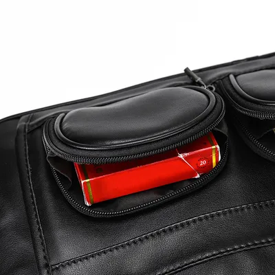 Men's Leather Briefcase Three-compartment Large Capacity Business Handheld Cowhide 17-inch Commuter Computer Bag