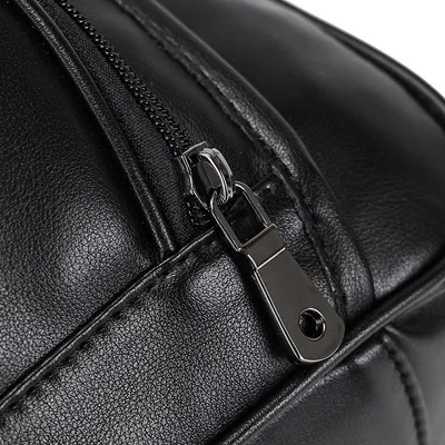 Men's Leather Briefcase Three-compartment Large Capacity Business Handheld Cowhide 17-inch Commuter Computer Bag
