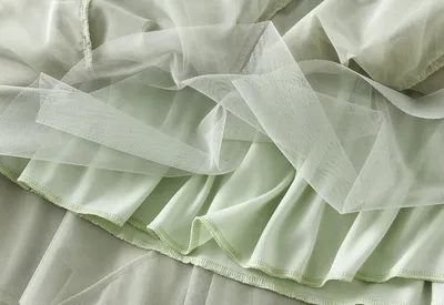 Women's Fashion Ruffles Yarn Skirt
