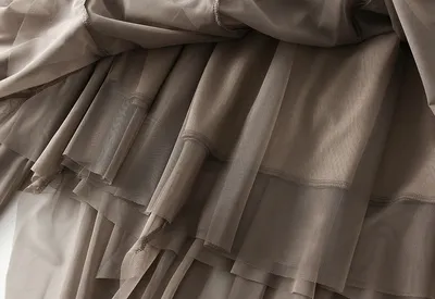 Women's Fashion Ruffles Yarn Skirt