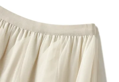 Women's Fashion Ruffles Yarn Skirt