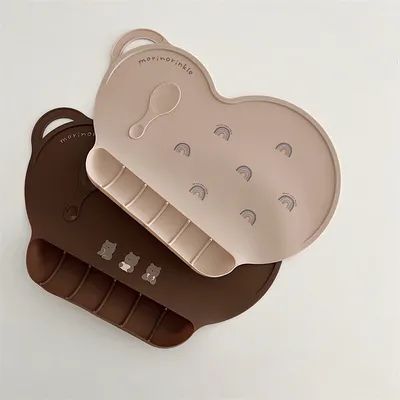 Children Waterproof Bib Silicone Desk Mat