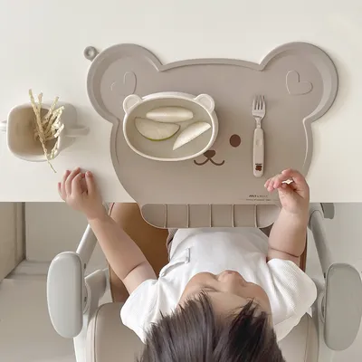 Children Waterproof Bib Silicone Desk Mat
