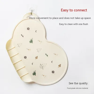 Children Waterproof Bib Silicone Desk Mat