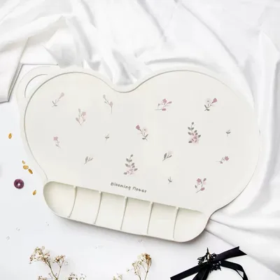 Children Waterproof Bib Silicone Desk Mat