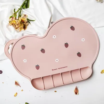 Children Waterproof Bib Silicone Desk Mat