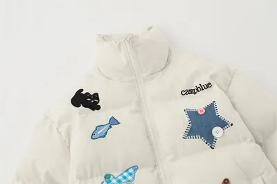 XINGX Butterfly Patch Cotton Jacket Men