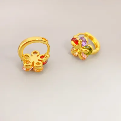 Gold Light Luxury Petite Earrings Women