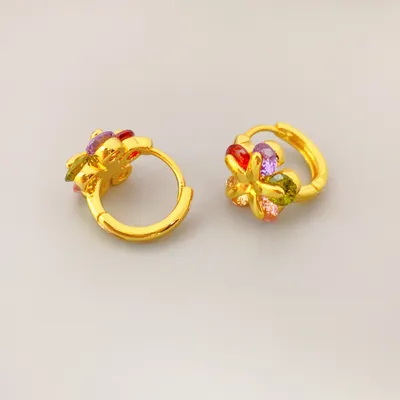 Gold Light Luxury Petite Earrings Women