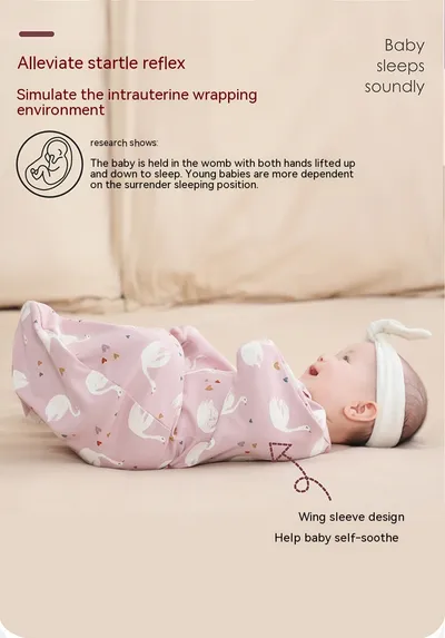 Cotton Baby Surrender Anti-startle Gro-bag Anti-kicking Blanket Sleeping Bag