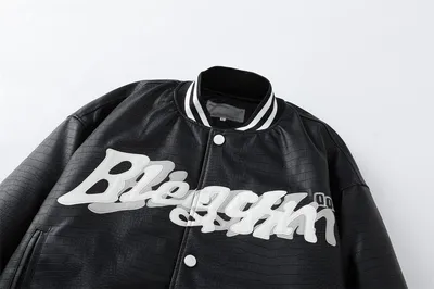 Motorcycle PU Leather Jacket Trendy Men