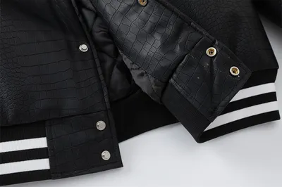 Motorcycle PU Leather Jacket Trendy Men