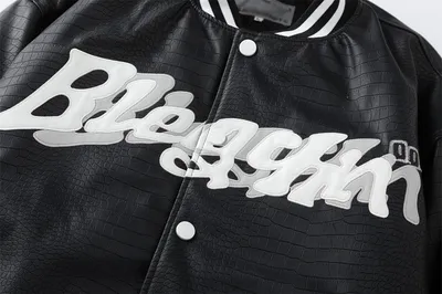Motorcycle PU Leather Jacket Trendy Men