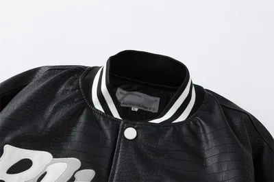 Motorcycle PU Leather Jacket Trendy Men