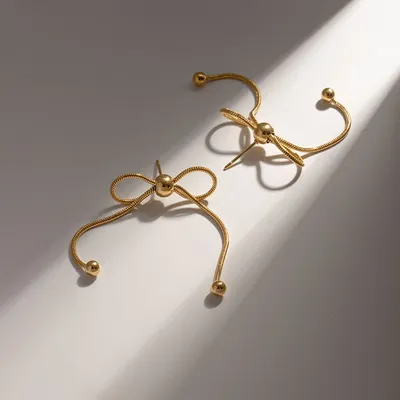 European And American Butterfly Design Sense Bends And Hitches Earrings Niche High Sense