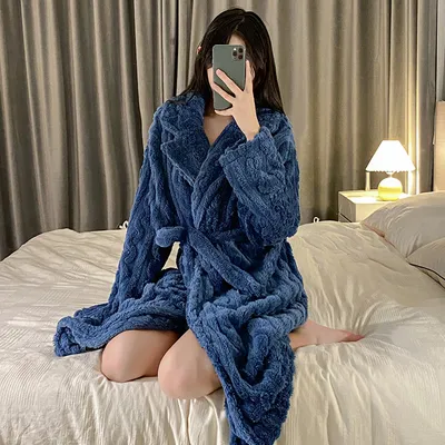 Fashion Nightgown For Women New Thickened