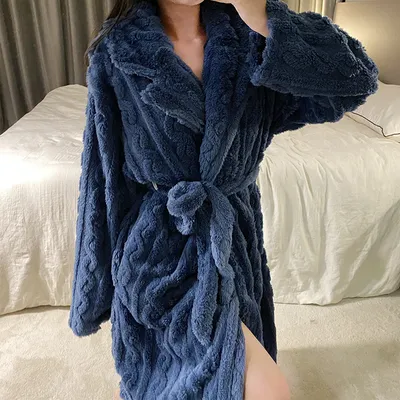 Fashion Nightgown For Women New Thickened
