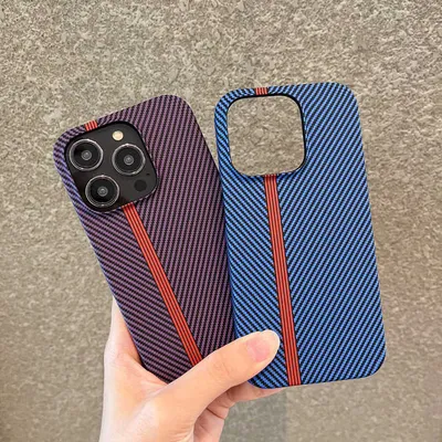 Advanced Frosted Carbon Fiber Grain Phone Case