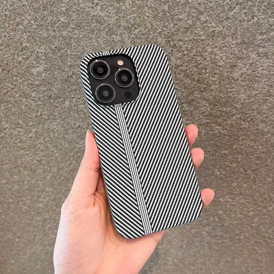 Advanced Frosted Carbon Fiber Grain Phone Case