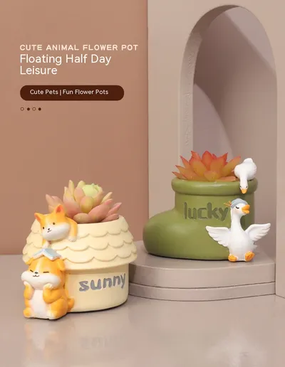 Creative Home Desktop Decorative Succulent Flower Pot
