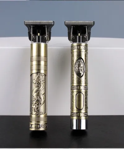 Retro Oil Head Trim Household Hair Clipper Engraving Electric Clipper Buddha Head Clippers