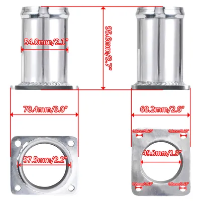 Automobile Modification Exhaust Gas Circulation Dismantling Pipe