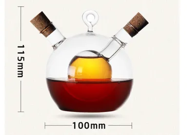 Creative Dual Purpose Glass Kitchen Supplies Pour Oiler