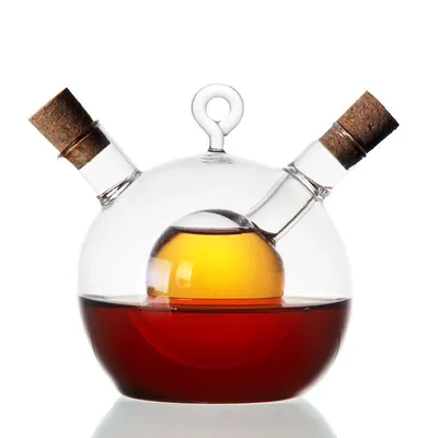 Creative Dual Purpose Glass Kitchen Supplies Pour Oiler