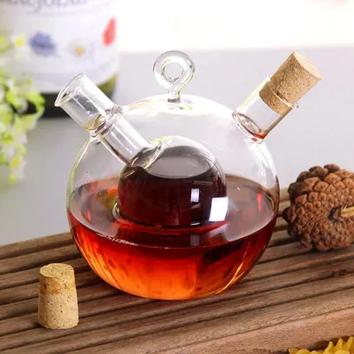 Creative Dual Purpose Glass Kitchen Supplies Pour Oiler