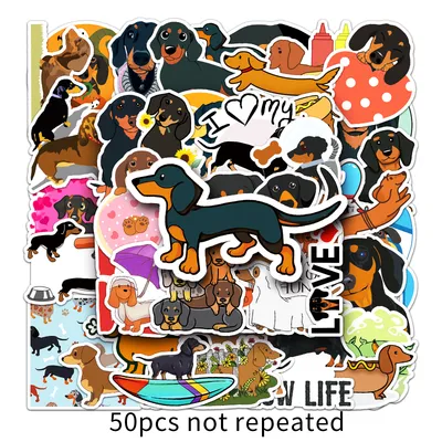 Sausage Dog Animal Luggage Sticker