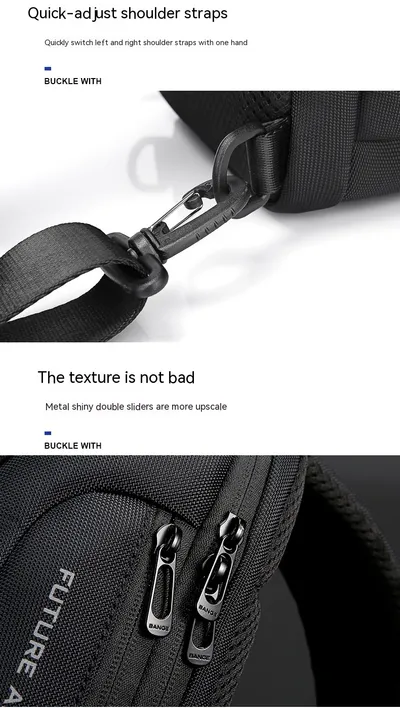 Men's Korean-style Chest Bag Light Business Functional Messenger Bag