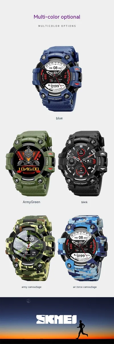 Intelligent Waterproof Student Double Luminous Men's Water-proof Watch