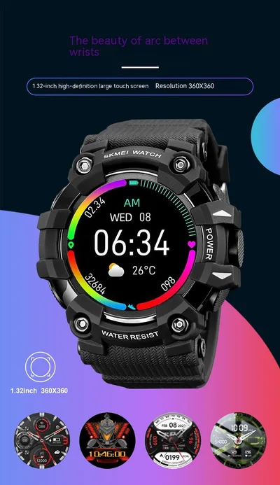Intelligent Waterproof Student Double Luminous Men's Water-proof Watch
