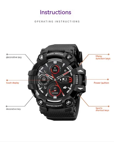 Intelligent Waterproof Student Double Luminous Men's Water-proof Watch