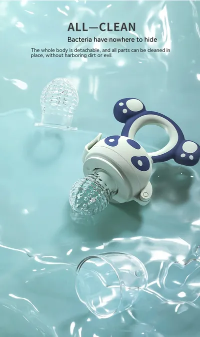Happy Bite Baby Teether Non-staple Food Fruit Feeding Artifact Baby Pacifier Silicone Hand Guard